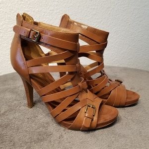 Nine West Strappy Heels 8.5